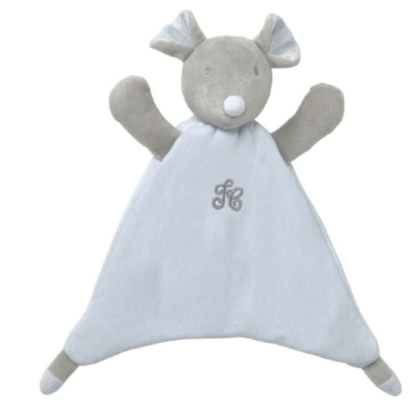  - eugenie the mouse - comforter blue grey 25 cm 